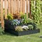 Metal 3-Tier Raised Garden Bed for Vegetables and Flowers Stackable Outdoor Planter Box